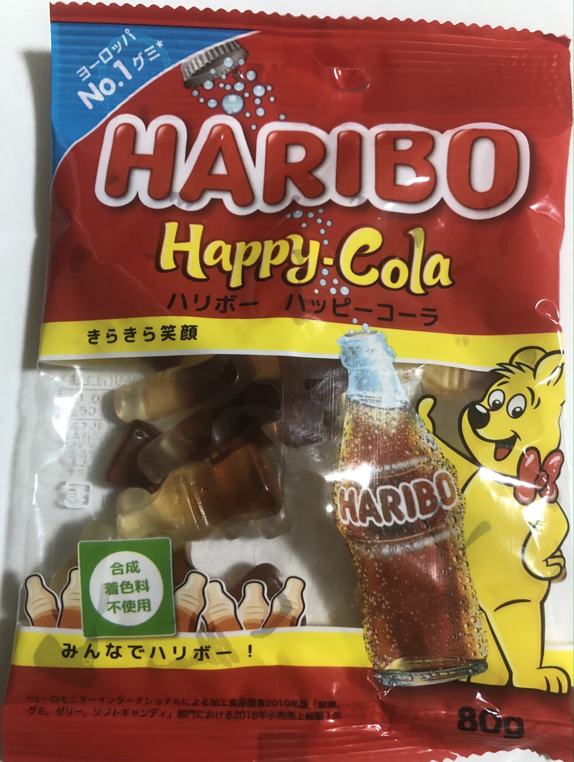 ハリボーハッピーコーラ 匂い臭いの カロリーは 美味しさは如何に お菓子お菓子スナック菓子